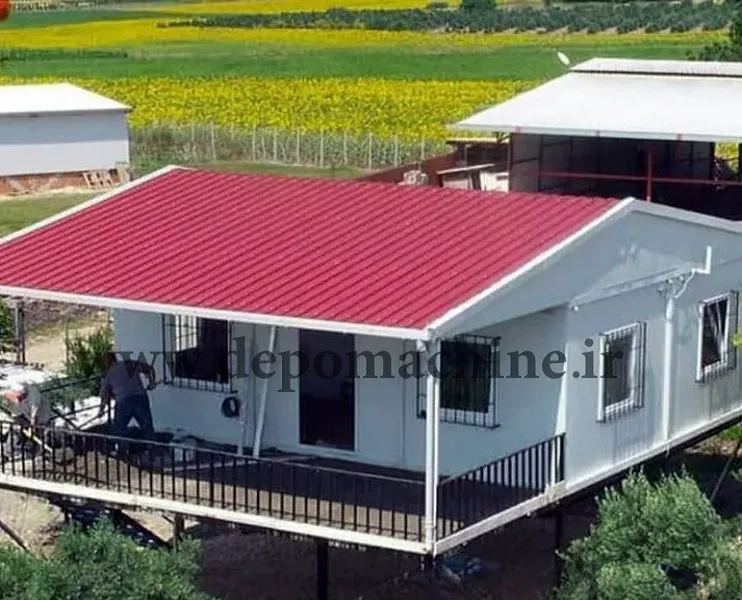 کانکس دپوماشین - شروع قیمت کانکس از 30 میلیون کانکس مسکونی ساندویچ پانلی برای مناطق پر باران
